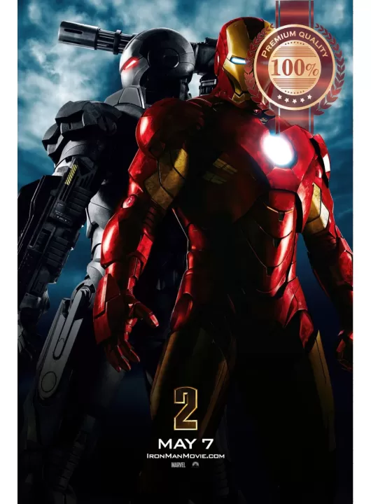 IRON MAN 2 V2 2010 TWO II IRONMAN 2010 ORIGINAL CINEMA MOVIE PRINT PREMIUM POSTER
