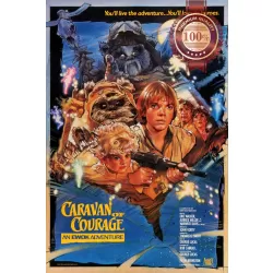 CARAVAN OF COURAGE: AN EWOK ADVENTURE 1984 80s THE STARWARS MOVIE PREMIUM POSTER