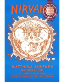 NIRVANA OAKLAND TOUR 1993 90s U.S USA ORIGINAL BAND MUSIC PRINT PREMIUM POSTER