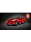 ASTON MARTIN VANQUISH RED LUXURY CAR SPORTS VEHICLE PRINT PREMIUM POSTER