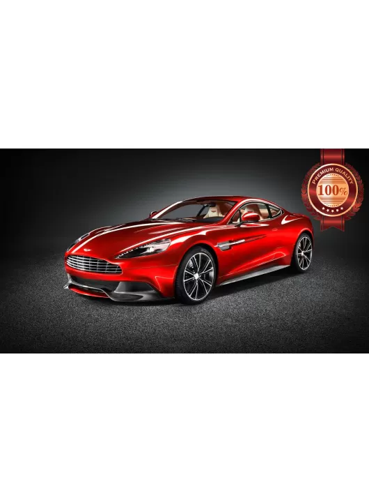 ASTON MARTIN VANQUISH RED LUXURY CAR SPORTS VEHICLE PRINT PREMIUM POSTER