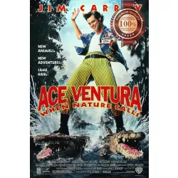 ACE VENTURA WHEN NATURE CALLS 1995 90 MOVIE ORIGINAL CINEMA PRINT PREMIUM POSTER