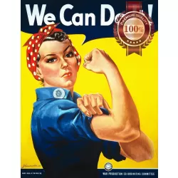 ROSIE THE RIVETER (WE CAN DO IT) VINTAGE DECOR WALL ART PRINT PREMIUM POSTER