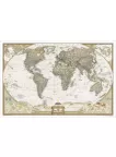 LARGE DETAILED POLITICAL MAP OF THE WORLD HOME WALL ART PRINT PREMIUM POSTER