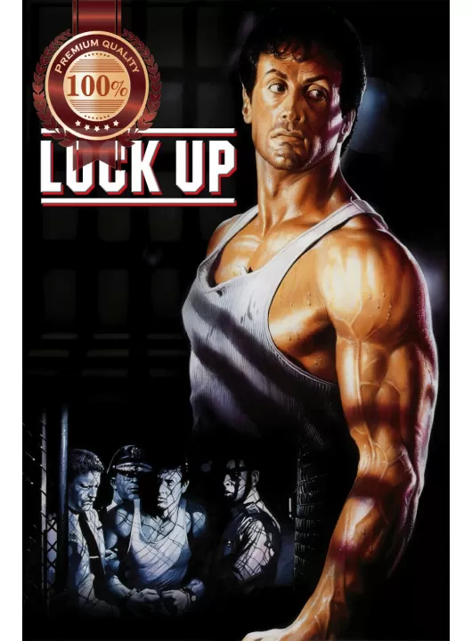 LOCK UP 1989 STALLONE ORIGINAL OFFICIAL CINEMA MOVIE PRINT PREMIUM POSTER LOCK UP 1989 STALLONE ORIGINAL OFFICIAL CINEMA MOVIE PRINT PREMIUM POSTER