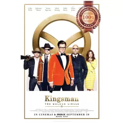 KINGSMAN 2 THE GOLDEN CIRCLE 2017 MOVIE ORIGINAL CINEMA PRINT PREMIUM POSTER