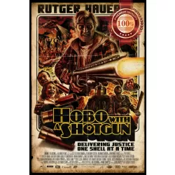 HOBO WITH A SHOTGUN OFFICIAL ORIGINAL CINEMA MOVIE FILM PRINT PREMIUM POSTER