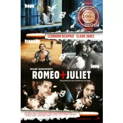 ROMEO &amp; JULIET V2 AND + 1996 ORIGINAL OFFICIAL CINEMA MOVIE PRINT PREMIUM POSTER