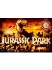 JURASSIC PARK CHARACTERS WITH T-REX SCENE CLASSIC MOVIE PRINT PREMIUM POSTER