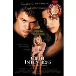 CRUEL INTENTIONS 1999 90s ORIGINAL CINEMA MOVIE PRINT PREMIUM POSTER