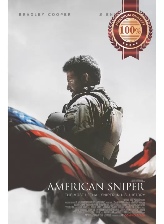 AMERICAN SNIPER 2014 ORIGINAL OFFICIAL CINEMA FILM MOVIE PRINT PREMIUM POSTER