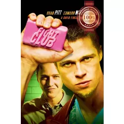 FIGHT CLUB HOLDING SOAP BRAD PIT ORIGINAL CINEMA ART PRINT - PREMIUM POSTER