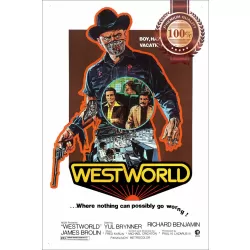 WESTWORLD 1973 70s RETRO FILM OFFICIAL CINEMA MOVIE ART PRINT PREMIUM POSTER