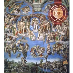 THE LAST JUDGEMENT 1541 MICHELANGELO ORIGINAL PAINTING ART PRINT PREMIUM POSTER