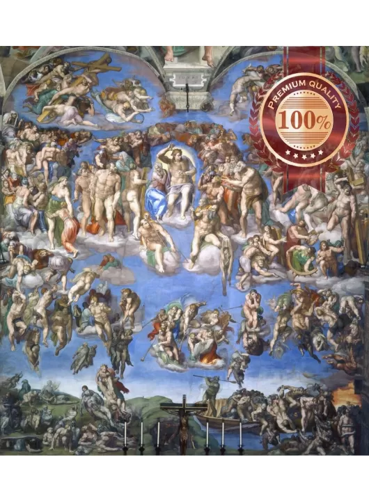 THE LAST JUDGEMENT 1541 MICHELANGELO ORIGINAL PAINTING ART PRINT PREMIUM POSTER THE LAST JUDGEMENT 1541 MICHELANGELO ORIGINAL PAINTING ART PRINT PREMIUM POSTER