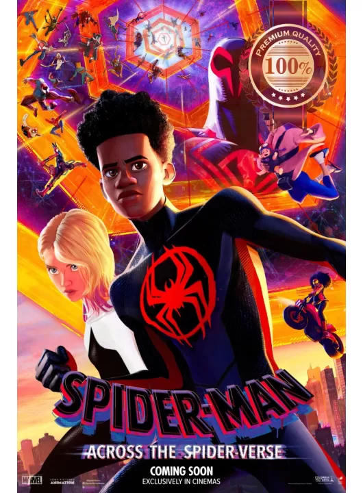 V2 SPIDER-MAN ACROSS THE SPIDER-VERSE 2023 ORIGINAL CINEMA MOVIE PREMIUM POSTER V2 SPIDER-MAN ACROSS THE SPIDER-VERSE 2023 ORIGINAL CINEMA MOVIE PREMIUM POSTER