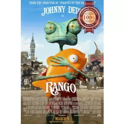 RANGO 2011 JOHNNY DEPP OFFICIAL CINEMA FILM MOVIE ART PRINT PREMIUM POSTER