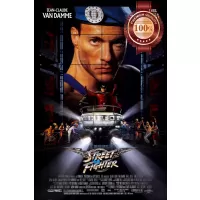 STREET FIGHTER LIVE ACTION 90s MOVIE VAN DAMME ORIGINAL PRINT PREMIUM POSTER