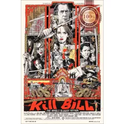 KILL BILL THE WHOLE BLOODY AFFAIR ART ORIGINAL CINEMA MOVIE PRINT PREMIUM POSTER