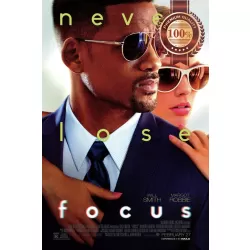 FOCUS 2015 WILL SMITH MARGOT ORIGINAL CINEMA FILM MOVIE PRINT PREMIUM POSTER