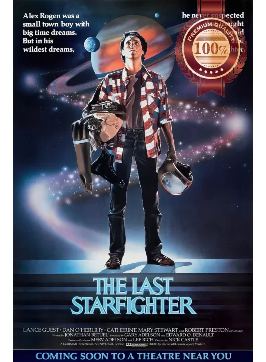 THE LAST STARFIGHTER V2 1984 80s ORIGINAL CINEMA MOVIE PRINT PREMIUM POSTER