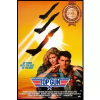 TOP GUN 1986 80s OFFICIAL ORIGINAL TOM CRUISE MOVIE CINEMA PRINT PREMIUM POSTER