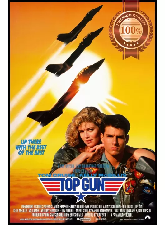 TOP GUN 1986 80s OFFICIAL ORIGINAL TOM CRUISE MOVIE CINEMA PRINT PREMIUM POSTER TOP GUN 1986 80s OFFICIAL ORIGINAL TOM CRUISE MOVIE CINEMA PRINT PREMIUM POSTER