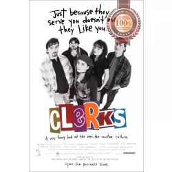 CLERKS 1994 90s ORIGINAL OFFICIAL CINEMA MOVIE FILM PRINT PREMIUM POSTER