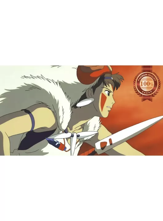 PRINCESS MONONOKE BLADE STUDIO GHIBLI ANIME WALL ART PRINT - PREMIUM POSTER PRINCESS MONONOKE BLADE STUDIO GHIBLI ANIME WALL ART PRINT - PREMIUM POSTER