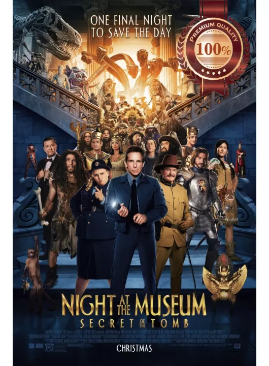 NIGHT AT THE MUSEUM SECRET OF THE TOMB ORIGINAL CINEMA PRINT PREMIUM POSTER NIGHT AT THE MUSEUM SECRET OF THE TOMB ORIGINAL CINEMA PRINT PREMIUM POSTER