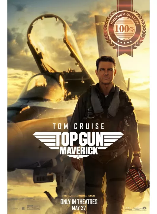 TOP GUN MAVERICK 2022 ORIGINAL OFFICIAL CINEMA MOVIE FILM PRINT PREMIUM POSTER