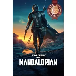THE MANDALORIAN S2 STAR WARS TV SERIES DISNEY ORIGINAL PRINT PREMIUM POSTER