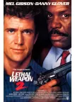 LETHAL WEAPON 2 II 1989 80s ORIGINAL OFFICIAL CINEMA MOVIE PRINT PREMIUM POSTER