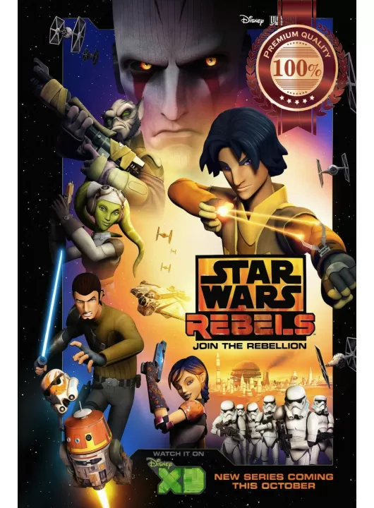 STAR WARS REBELS ANIME TV SHOW SERIES OFFICIAL ORIGINAL PRINT PREMIUM POSTER STAR WARS REBELS ANIME TV SHOW SERIES OFFICIAL ORIGINAL PRINT PREMIUM POSTER