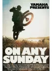 ON ANY SUNDAY 1971 70s ORIGINAL CINEMA DOCUMENTARY MOVIE PRINT PREMIUM POSTER