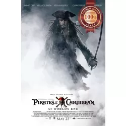 PIRATES OF THE CARIBBEAN 3 AT WORLD'S END 2007 MOVIE PRINT PREMIUM POSTER