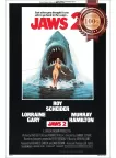 JAWS 2 TWO II SHARK BEHIND SKIER ORIGINAL CINEMA ART PRINT PREMIUM POSTER