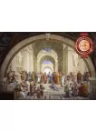 THE SCHOOL OF ATHENS 1509 RAPHAEL ORIGINAL PAINTING ART PRINT PREMIUM POSTER THE SCHOOL OF ATHENS 1509 RAPHAEL ORIGINAL PAINTING ART PRINT PREMIUM POSTER