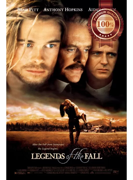 LEGENDS OF THE FALL 1994 90s ORIGINAL CINEMA MOVIE FILM PRINT PREMIUM POSTER LEGENDS OF THE FALL 1994 90s ORIGINAL CINEMA MOVIE FILM PRINT PREMIUM POSTER