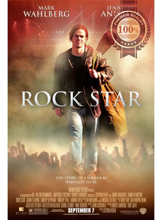 ROCK STAR 2001 MARK WAHLBERG OFFICIAL ORIGINAL CINEMA MOVIE PRINT PREMIUM POSTER ROCK STAR 2001 MARK WAHLBERG OFFICIAL ORIGINAL CINEMA MOVIE PRINT PREMIUM POSTER