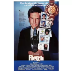 FLETCH 1985 80s CHEVY CHASE ORIGINAL CINEMA FILM MOVIE PRINT PREMIUM POSTER