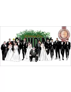 NEW SLAM DUNK ANIME 1993 WEDDING OFFICIAL ORIGINAL PRINT PREMIUM POSTER