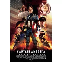 CAPTAIN AMERICA THE FIRST AVENGER MOVIE ORIGINAL CINEMA PRINT PREMIUM POSTER