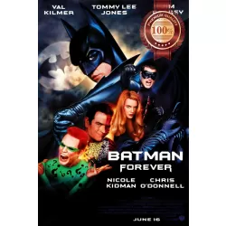 BATMAN FOREVER 1995 90s OFFICIAL ORIGINAL CINEMA FILM MOVIE PRINT PREMIUM POSTER