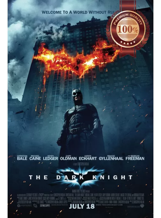 BATMAN THE DARK KNIGHT 2008 ORIGINAL OFFICIAL MOVIE FILM PRINT PREMIUM POSTER BATMAN THE DARK KNIGHT 2008 ORIGINAL OFFICIAL MOVIE FILM PRINT PREMIUM POSTER