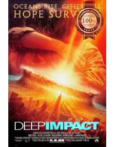 DEEP IMPACT MOVIE 1998 90s FILM ORIGINAL CINEMA ART PRINT PREMIUM POSTER