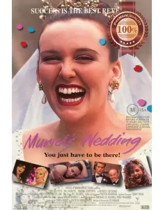 MURIELS WEDDING 1994 V2 90s ORIGINAL AUS MOVIE FILM CINEMA PRINT PREMIUM POSTER
