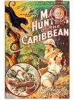 MAN HUNTERS OF THE CARIBBEAN 1936 30s ORIGINAL CINEMA MOVIE PRINT PREMIUM POSTER