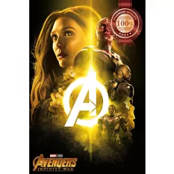 INFINITY WAR HEROES YELLOW AVENGERS CINEMA MOVIE FILM PRINT PREMIUM POSTER