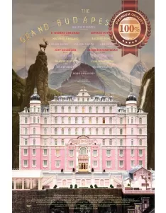 THE GRAND BUDAPEST HOTEL 2014 ORIGINAL CINEMA FILM MOVIE PRINT PREMIUM POSTER